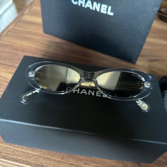 Chanel Oval Sunglasses - Picture 1 of 10